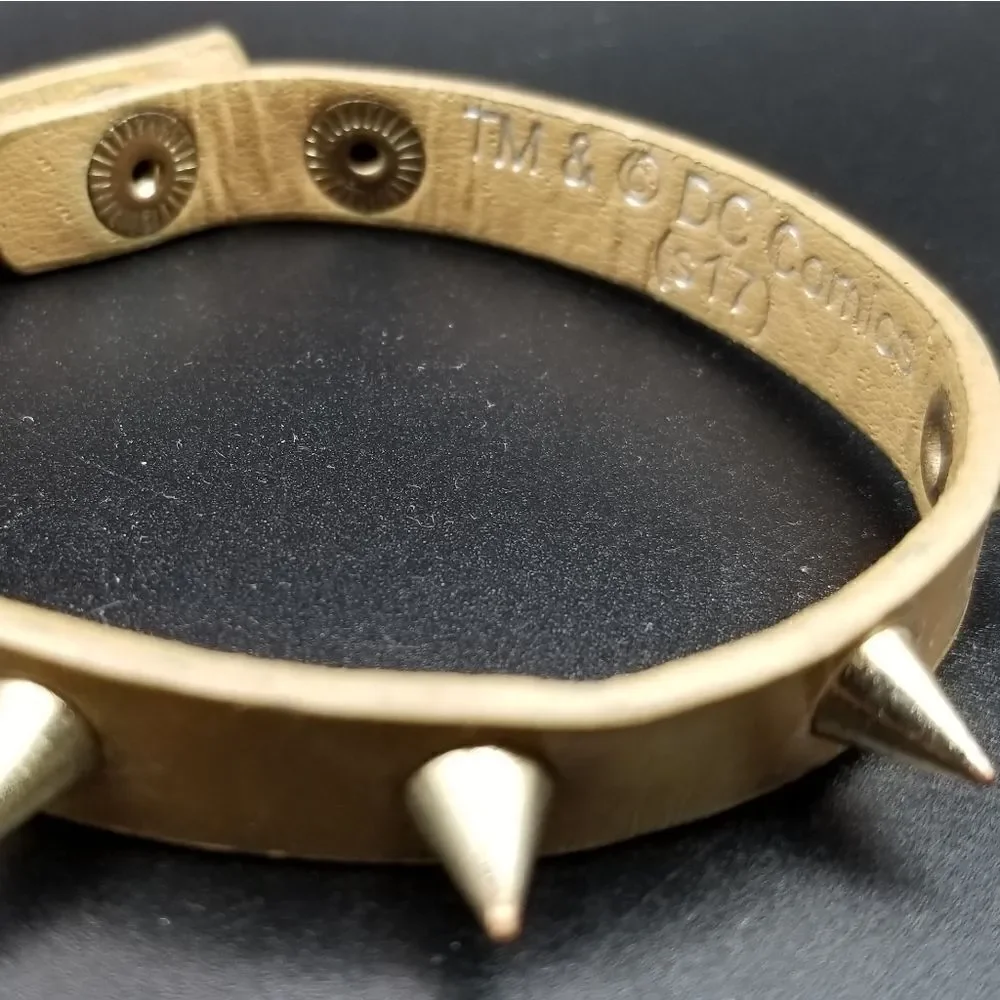 Vintage dc comics spiked bracelet. B430
